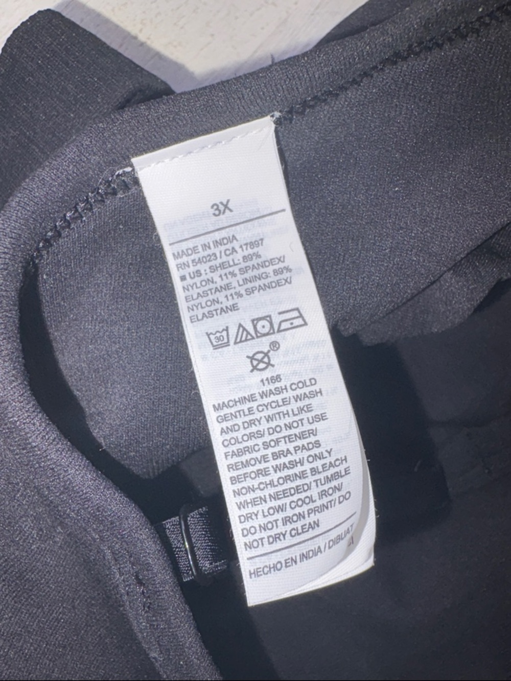 Old Navy Active Black Seamless Bralette Tank Size 3X - Picture 11 of 13